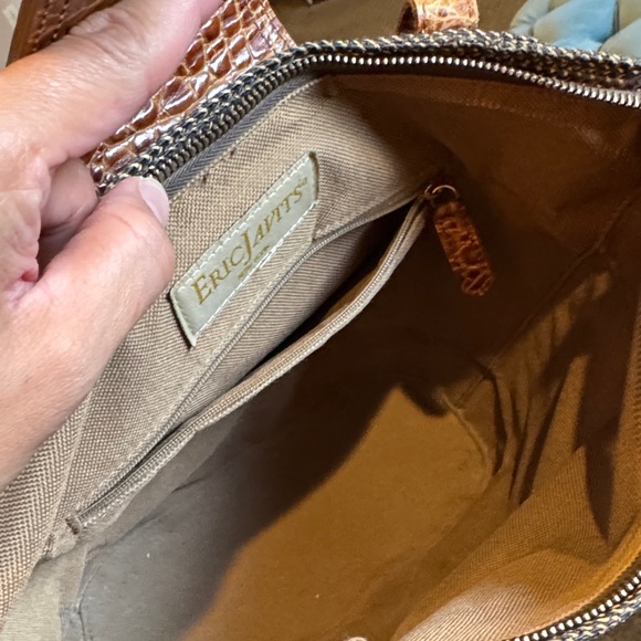 Eric Javits Black and Tan Woven Tote - Picture 5 of 5